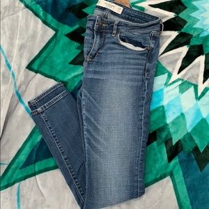 Skinny leg Abercrombie and Fitch jeans